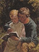 William Bromley The Lesson (mk37) Sweden oil painting artist